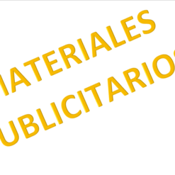 MATERIALES PUBLICITARIOS